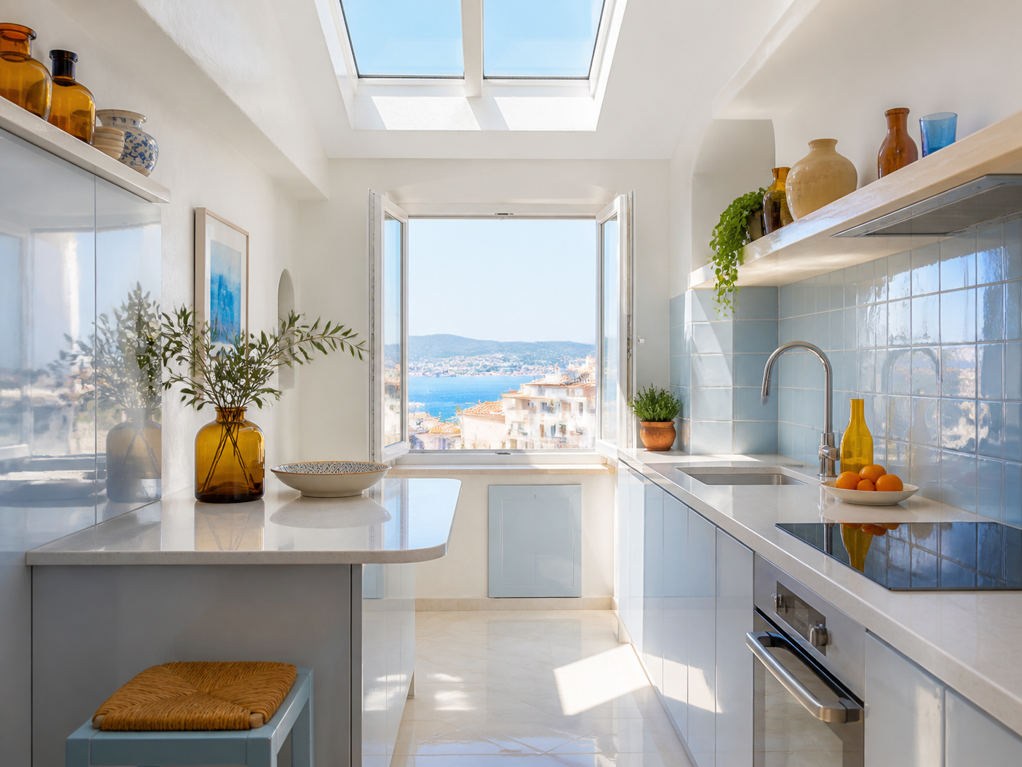 Cuisine sous verrière à Marseille